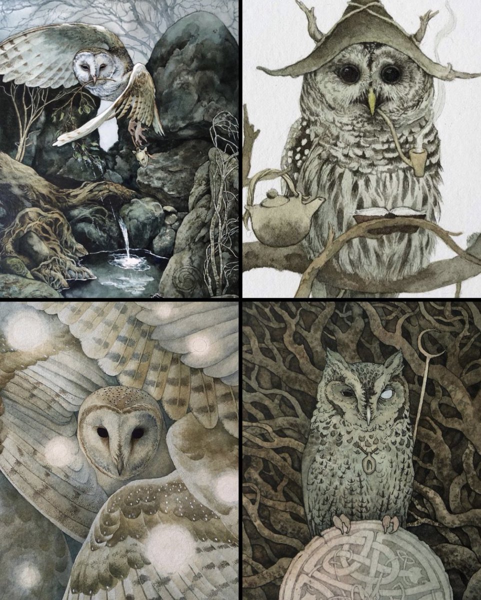 The mysterious owls of Lily Seika Jones 🦉

#OwlishMonday