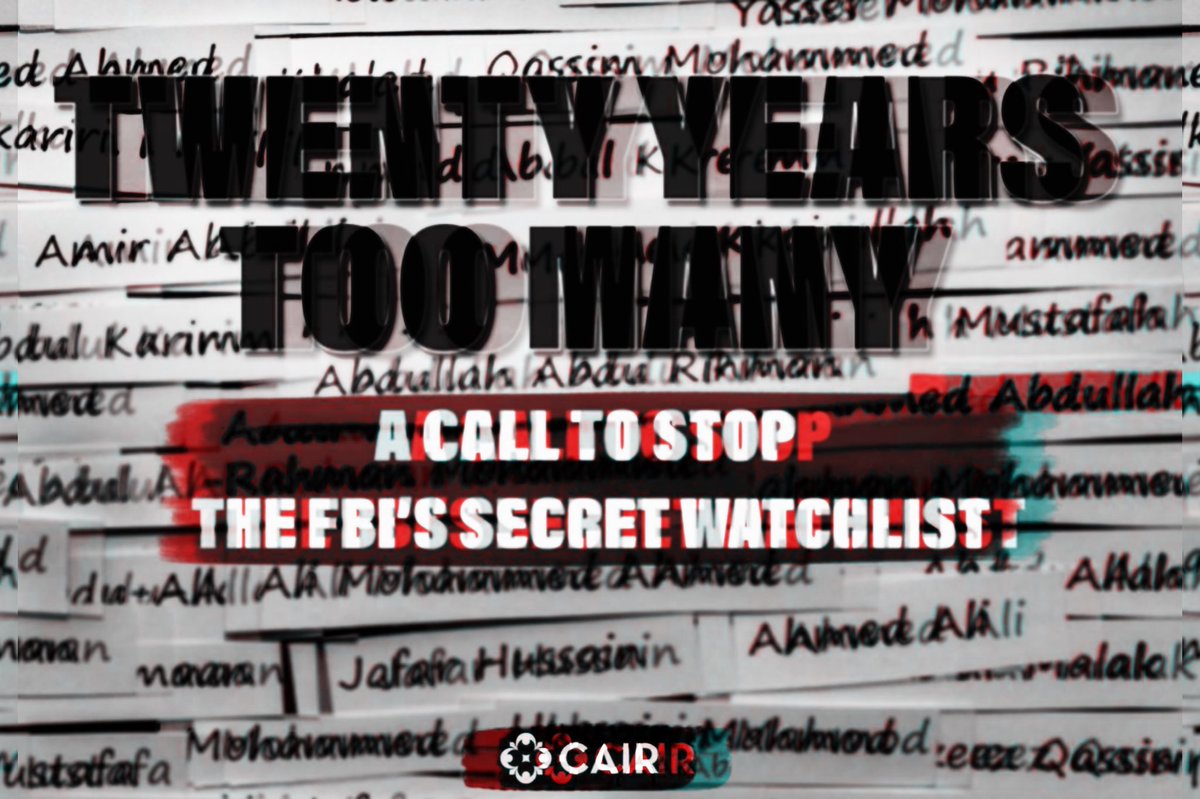 Euro-Islam (@islam_ineurope) on Twitter photo CAIR Report Exposes FBI's Secret Watchlist Targeting Muslims"
New report by <a href="/CAIRNational/">CAIR National</a> reveals FBI’s secret watchlist targeting Muslim. The report sheds light on alarming surveillance practices and impact on civil liberties. Read⤵️
euro-islam.info/2023/06/24/cai… CAIR Report Exposes FBI's Secret Watchlist Targeting Muslims"
New report by <a href="/CAIRNational/">CAIR National</a> reveals FBI’s secret watchlist targeting Muslim. The report sheds light on alarming surveillance practices and impact on civil liberties. Read⤵️
euro-islam.info/2023/06/24/cai…