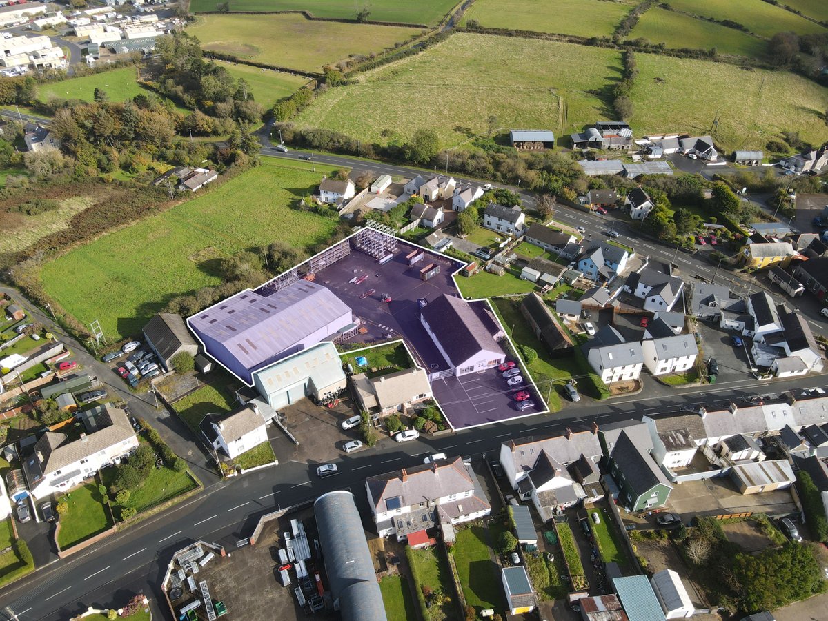 Sale completed - former builder's merchants in Crymych Pembrokeshire - lots of interest in freehold opportunities like this