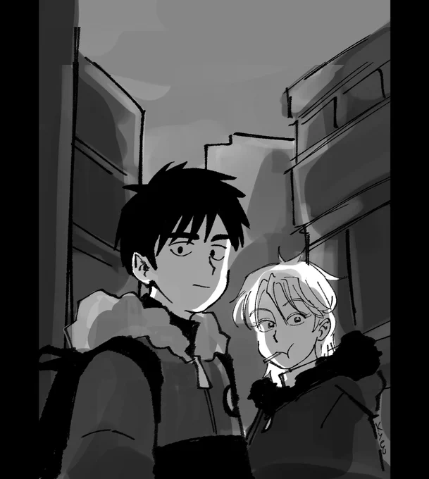 idk what possessed me but i found myself drawing this at 1 am 