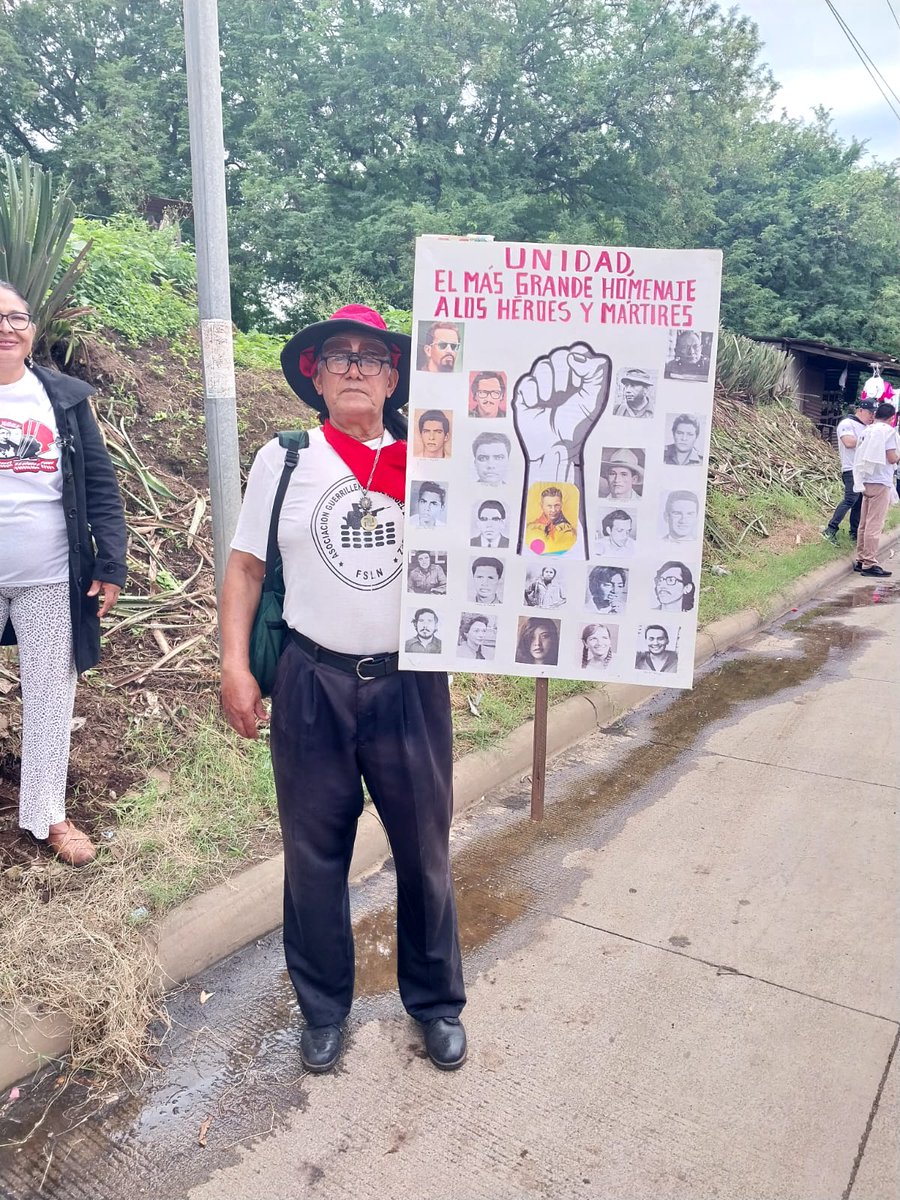 La UNIDAD del pueblo nicaragüense es el Legado de nuestros héroes y mártires de la Revolución 🔴⚫️💪

#4419SiempreVictoriosos
#4419VivalaRevolucion
#4419SiempreMásAllá
#MolotovDigital
#Nicaragua 🇳🇮