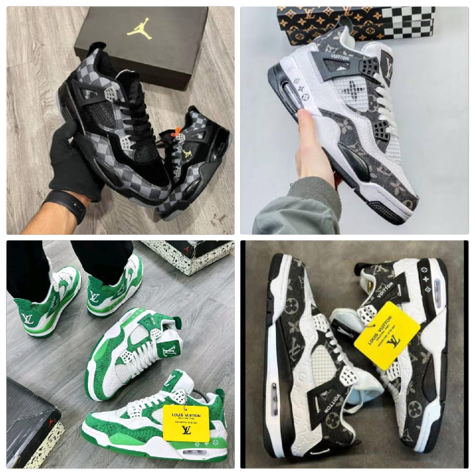 louis vuitton air jordan 4