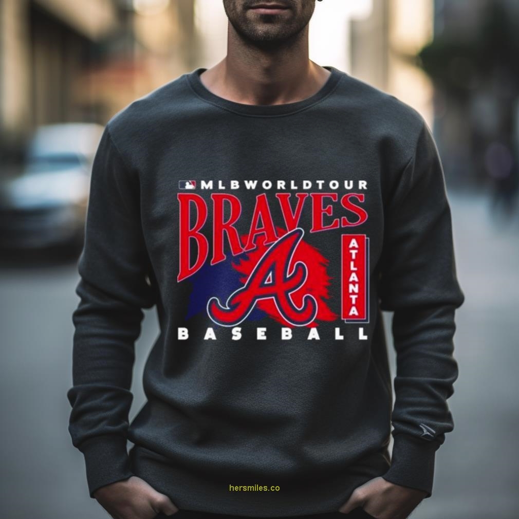 Hersmiles.co on X: Buy it here:  Mlb World Tour Atlanta  Braves Baseball Logo 2023 Shirt Introducing the Official Mlb World Tour Atlanta  Braves Baseball Logo 2023 Shirt collection, brought to you