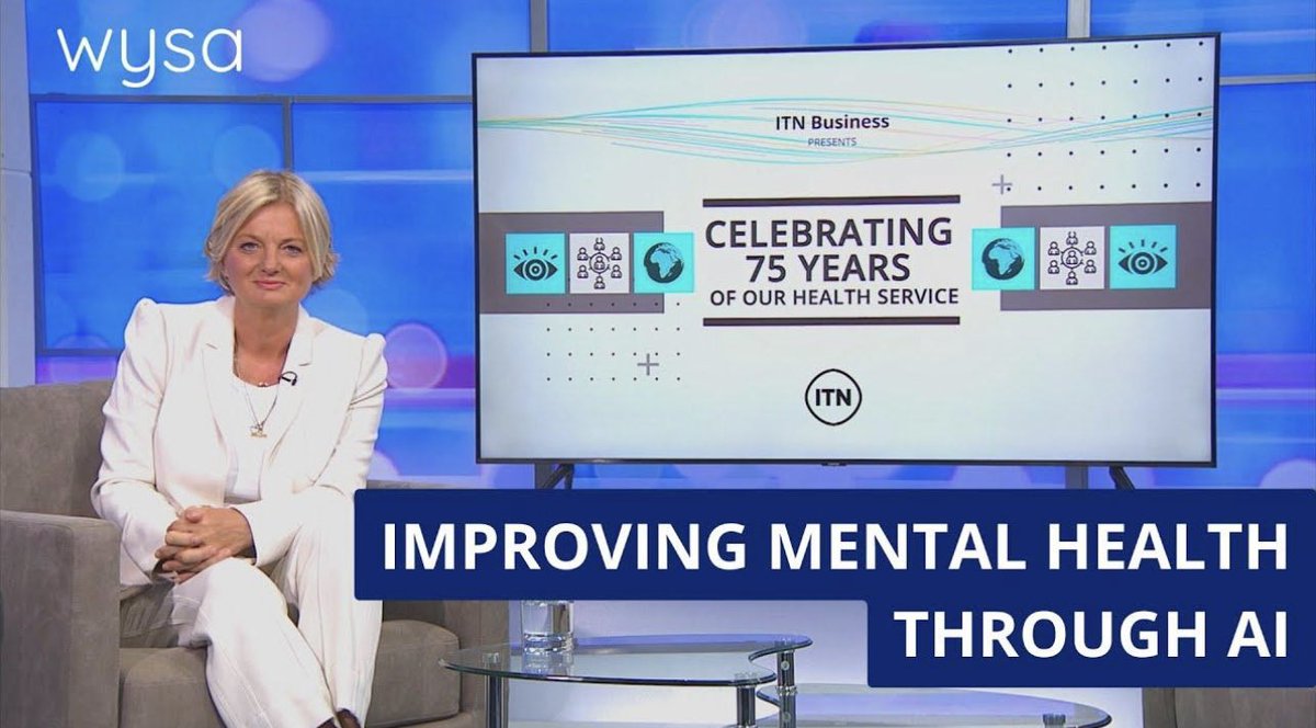 Wysa features on ITN ‘Celebrating 75 years of our Health Service’. Exploring the history, the success stories, the challenges, and the future of the NHS, as well as celebrating its life-saving work and the incredible people who work provide incredible care m.youtube.com/watch?v=XmPGYw…