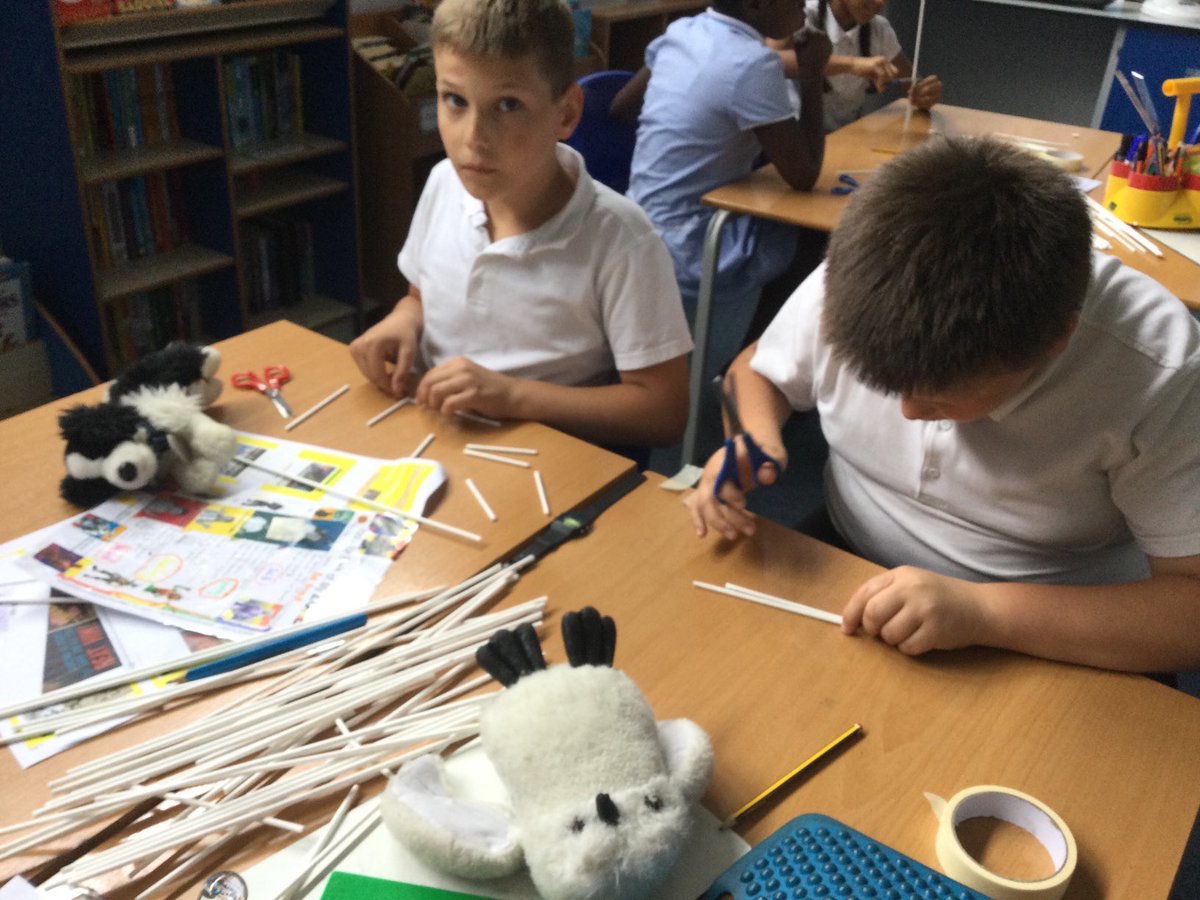 DT Week - Day 1 - Chestnut Class seeing how a tent works before making a prototype of their shelter.