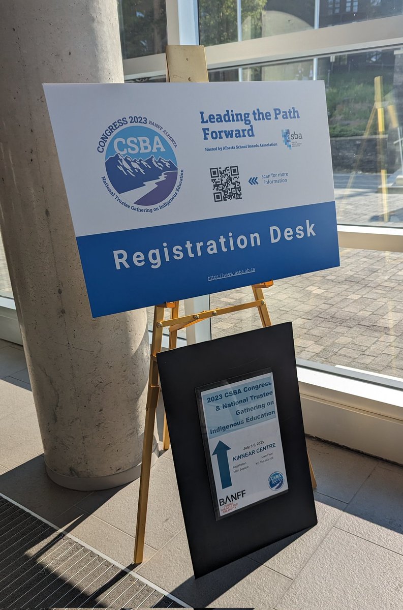 SandyNemeth's tweet photo. Delegates have arrived and the Canadian School Boards Association National Trustees Gathering on Indigenous Education and Congress 2023 begins.
#csba2023 
@cdnsba https://t.co/K9zlROgnDE