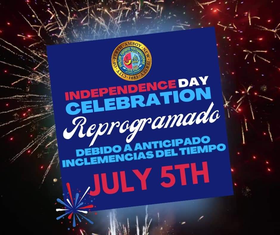 Perth Amboy Fireworks- Rescheduled for 7/5! #PERTHAMBOY