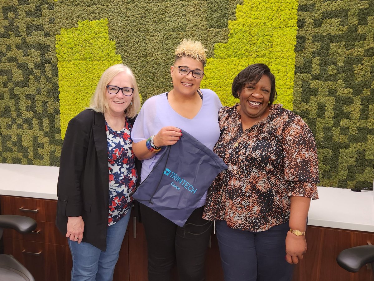 LevelPathways's tweet photo. Recently, Level Pathways' caseworker, MiMi Romo, was given an amazing opportunity to speak with a group at @TrintechInc about #LevelPathways and youth homelessness.

Thank you to Brian French, Nancy Rodriguez (left), and Stephanie Harris (right) for organizing this event. https://t.co/LpZo61iMNV