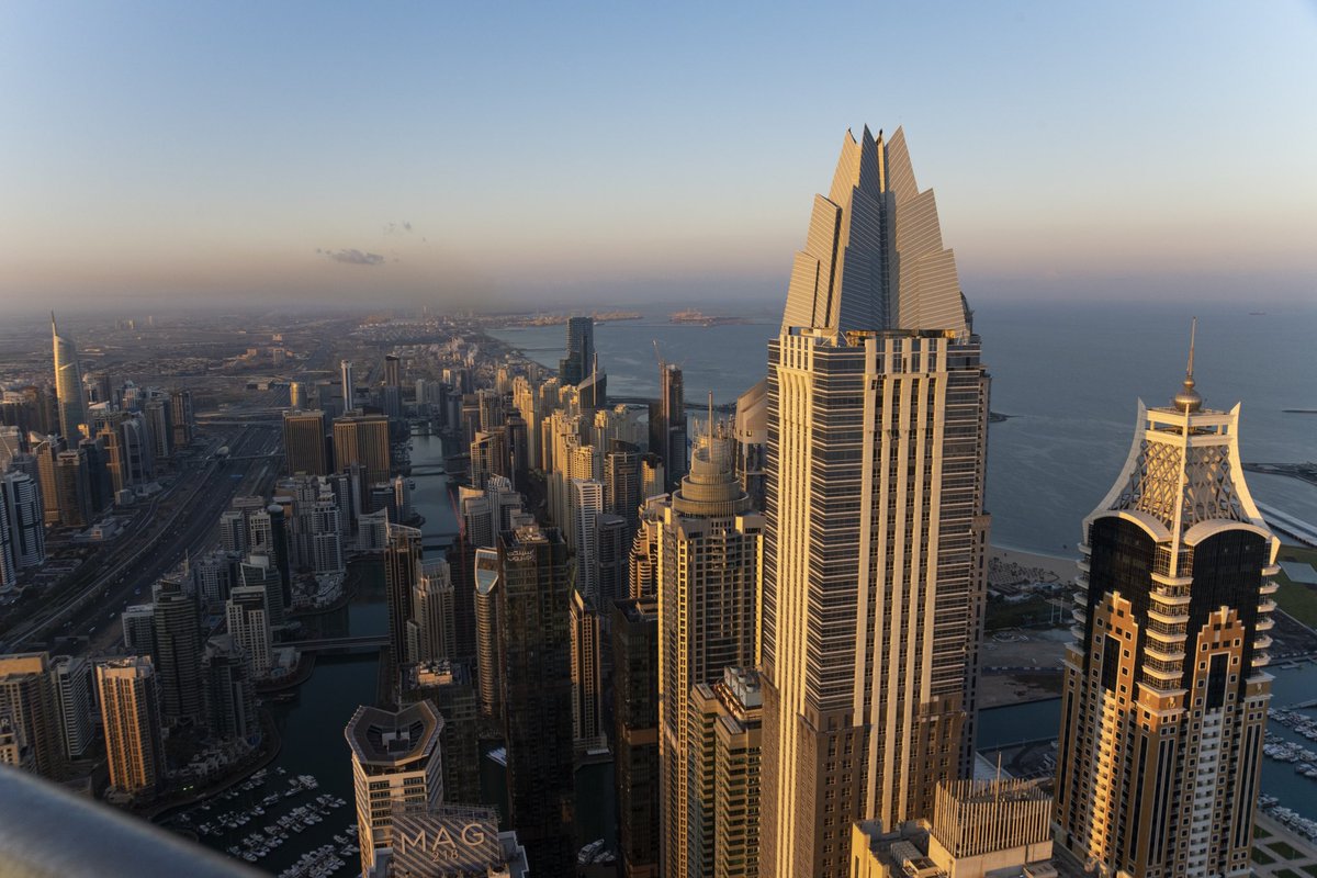 Ethereal moments high above Dubai.