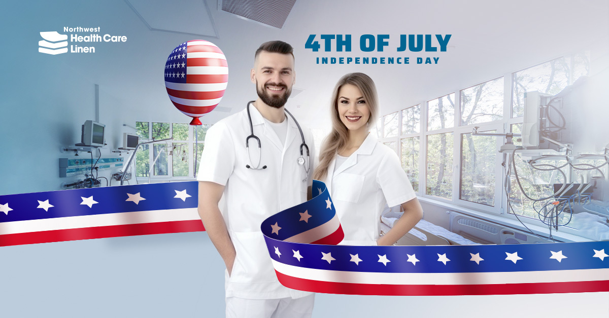 Wishing you nothing but happiness this Independence Day. Happy #4thofJuly from Northwest Health Care Linen! 🇺🇸