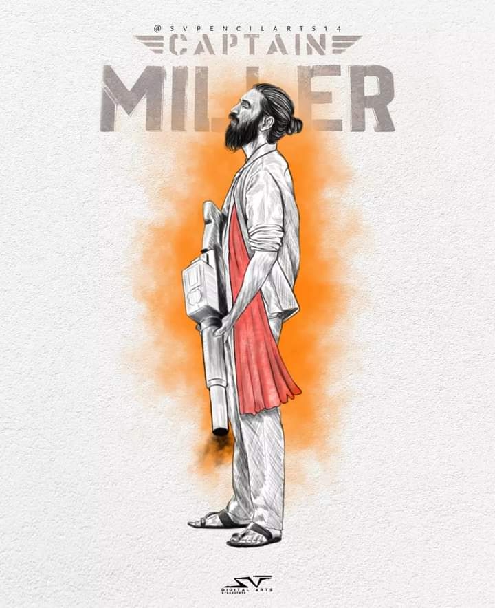 dhanush__prabhu's tweet photo. #CaptainMilIerFirstLook Art 🎨✨️ @dhanushkraja
Artist : @SVpencilarts14 💓🔥 https://t.co/JLmeJkMk3r
