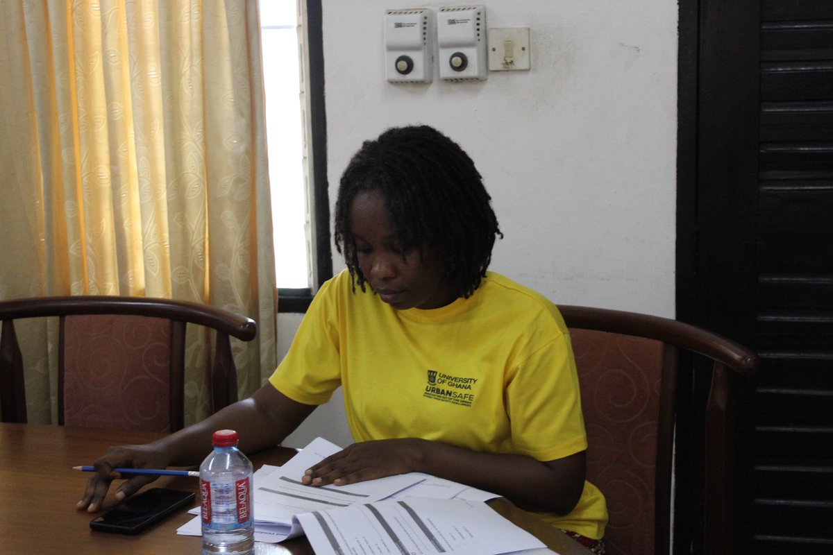 UG_urbansafe's tweet photo. On 30th and 31 of May, 2023, the Urban Safe Project of the Department of Agricultural Economics and Agribusiness, University of Ghana had a 2 day training session for field Enumerators. https://t.co/eWX3ymfWap