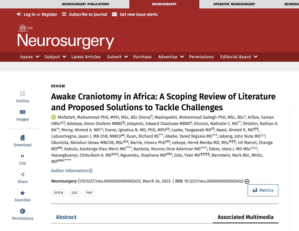 Neuro_IC's tweet photo. Our global #neurosurgery paper's abstract under Dr. #Bernstein of @UofTNeuroSurge is available in 11 languages. Great initiative by @NeurosurgeryCNS @DKondziolkaCNS
https://t.co/TmcttqtTFy
@DrMofatteh @msmashayekhi @saman_arfaie @edjubedisha @ghomsi5 @NathanShlobin @ignatiusesene https://t.co/3KmVy3QZ4H