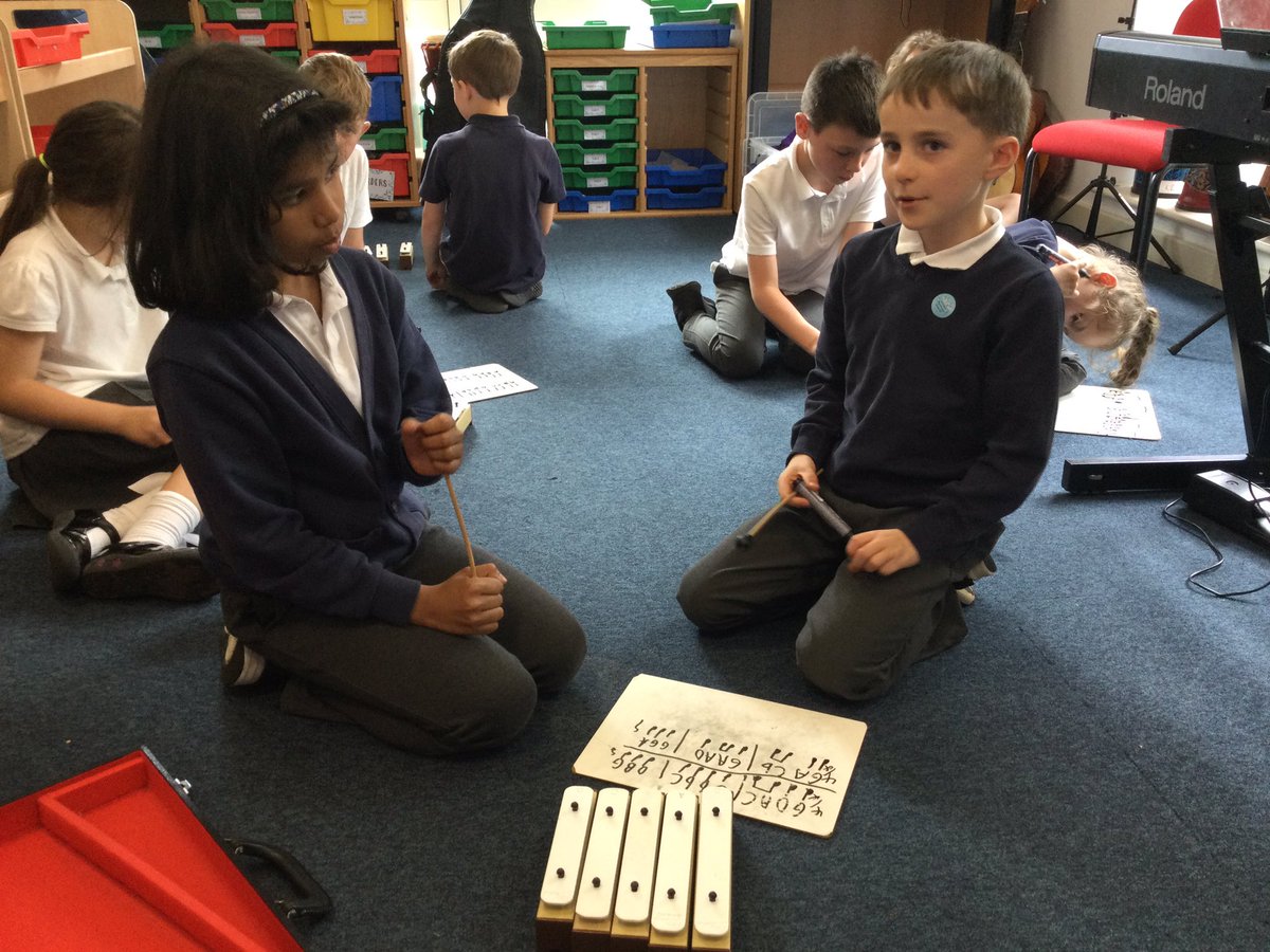 Our Year 3’s deep in concentration, composing echoes and question and answer phrases. @WCPSc2026 @WCommonPS