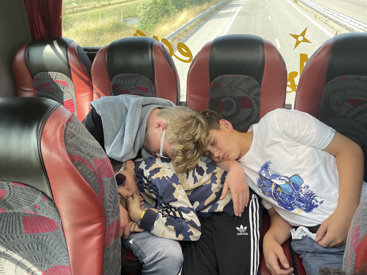 BeauNormandy's tweet photo. Catching up on some sleep #Normandy23 https://t.co/TmaErxvw8T