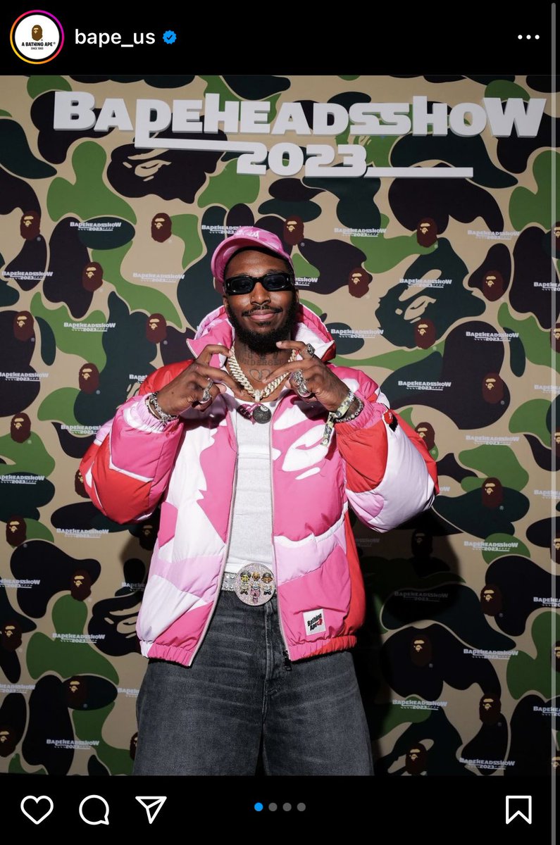 NERD Belt made it on Bape 🐐