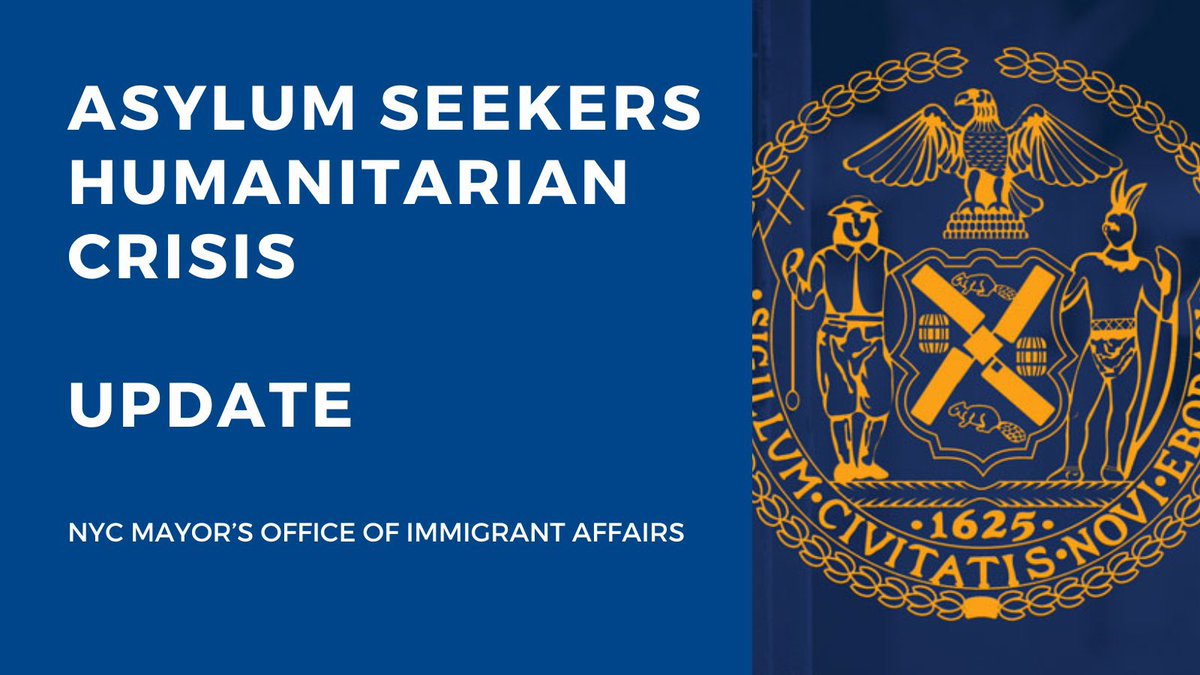 UPDATE: 11 Asylum Seeker Resource Navigation Centers have been established throughout the City. 

NEW legal support centers have also been established to help asylum seekers in filing their asylum applications. 

Visit nyc.gov/AsylumSeekers for additional information.