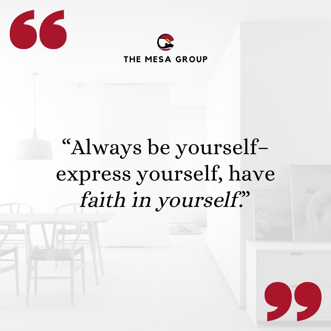 MesaGroupKW's tweet photo. 🌟 Be true to yourself, let your light shine, and have confidence in your abilities. ✨💪

#mondaymotivation #realestate #grandjunction #kellerwilliams #mesagroup https://t.co/uW8Wz8tlAV