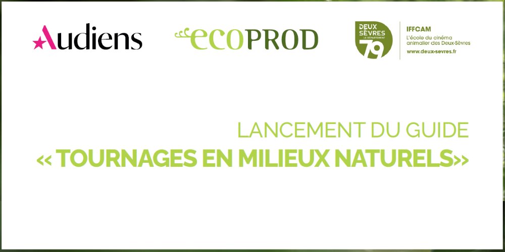 [ COMMUNIQUÉ DE PRESSE ]  Audiens,<a href="/Ecoprod_france/">Ecoprod</a> et l’<a href="/iffcam/">IFFCAM</a> lancent le Guide des #Tournages en Milieux Naturels.  
➡ shorturl.at/qWY07