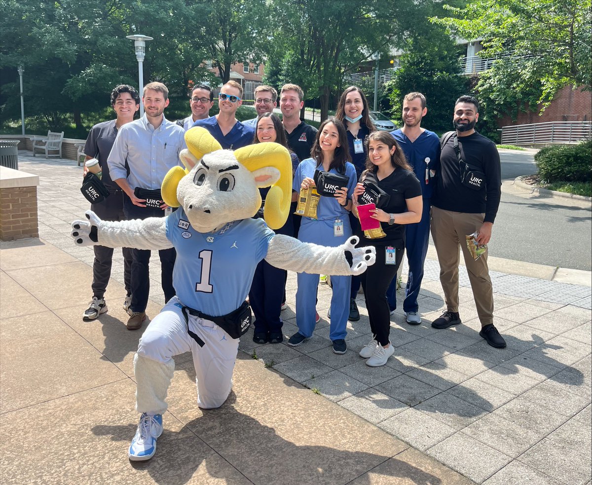 Welcome new residents and fellows! So excited for your journey to begin with us! #tarheel