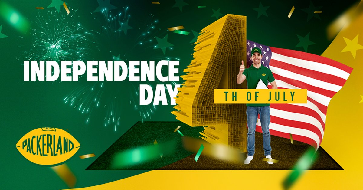 Take time to remember those who worked hard to ensure a better future for us. Happy #4thofJuly from Packerland Rent-A-Mat! 🇺🇸