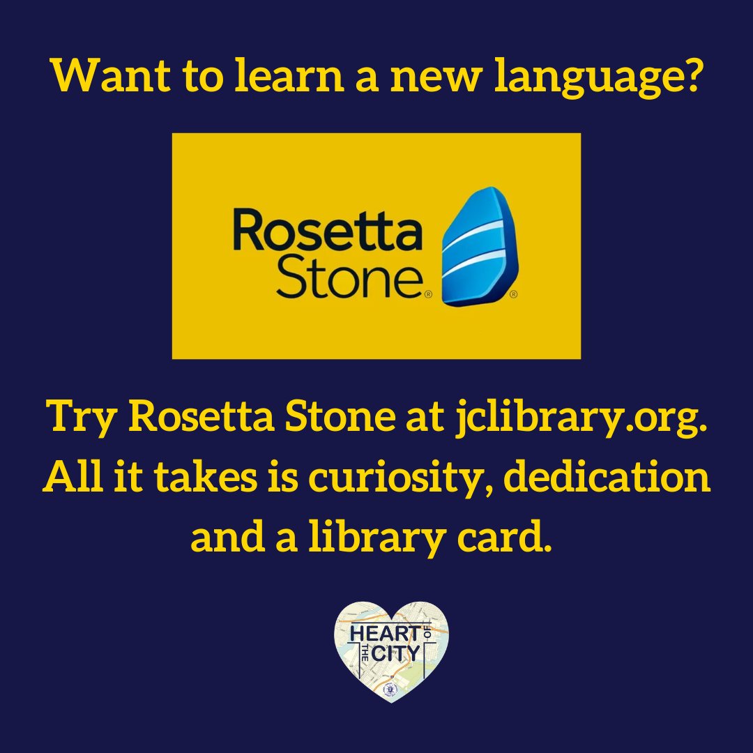 JCFPL_NJ's tweet image. The library offers digital resources, available 24/7 through our website, to bring the best to you. Change your life today! Or tonight! Learn on your schedule! 

#jcfpl_nj #jcfpl #digitalresources #rosettastone #communityfirst #lifelonglearning