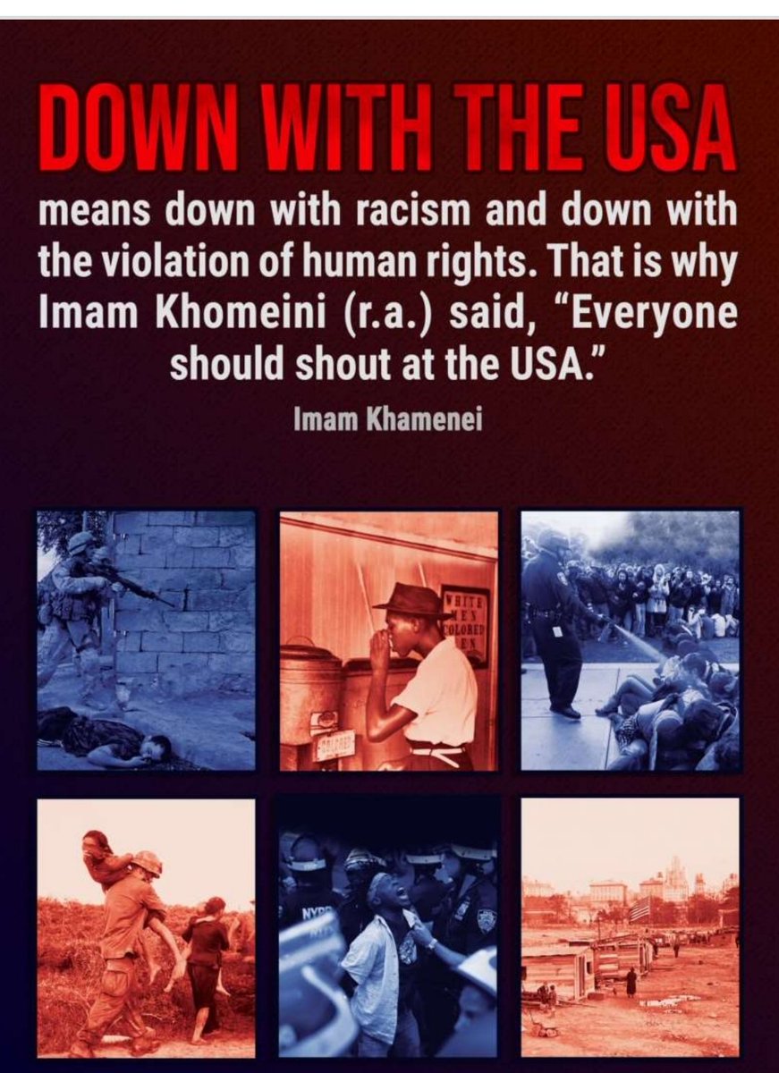 IRANinETHIOPIA's tweet photo. #DownwiththeUSA is not about the people of America; it is about the US government that cause for mayhem, chaos and all #UShumanrights abuses all over the world.
#USHumanRights https://t.co/IDwyKgxzP5