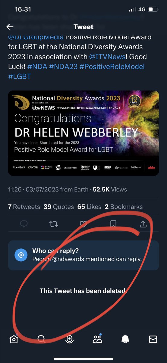 Turns out @ndawards nominating a doctor who was suspended for misconduct goes down like a plate of cat sick….. 

#NDA #NDA23