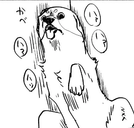 雷「ドゴォォォゴロロロロ⚡️」

犬「私は壁、私は壁」 