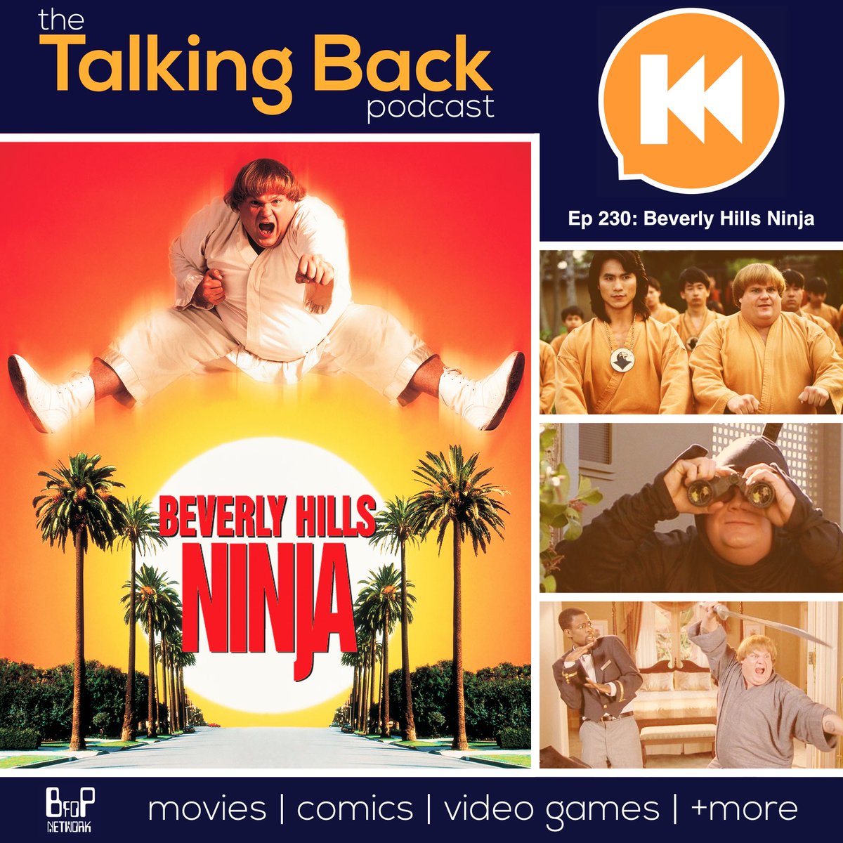 It’s the first Monday of the month so say hello to our next Ninja movie “Beverly Hills Ninja”!

This is a bit of a wild card entry in our Ninja walkthrough but we thought it would be fun so here it is!

Link below!
linktr.ee/talkingback 

#beverlyhillsninja #ninja