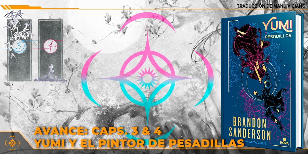 Es lunes, y venimos con dos nuevos capítulos de avance de Yumi y el pintor de pesadillas, traducidos por Manu Viciano!!!
cosmere.es/avance-yumi-y-…

#BrandonSanderson #Cosmere #YumiYElPintorDePesadillas