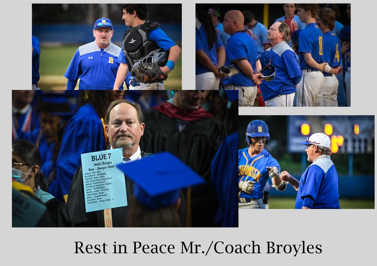 RIP Coach Scott Broyles. In lieu of flowers, donations can be made in his name at PawsOnTheMountain.Org