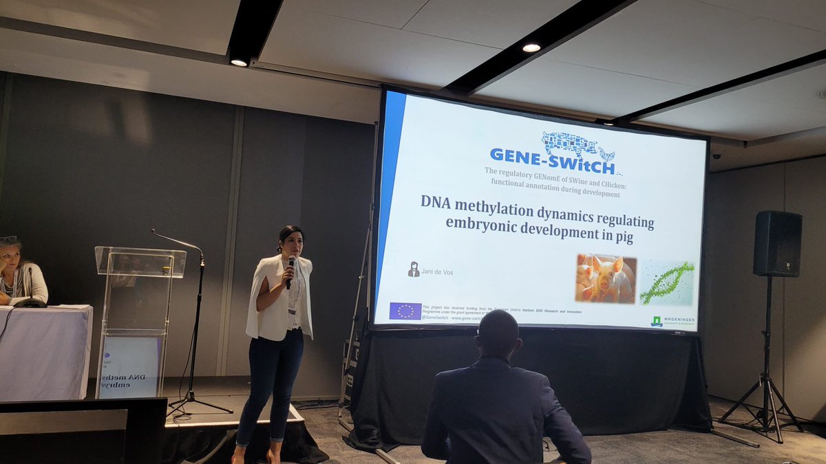 Presenting at #ISAG2023. Wonderful to share some of this exciting research from <a href="/GeneSwitch/">GENE-SWitCH</a> <a href="/EuroFaang/">EuroFAANG</a> project! #methylation #functionalgenomics #genomics