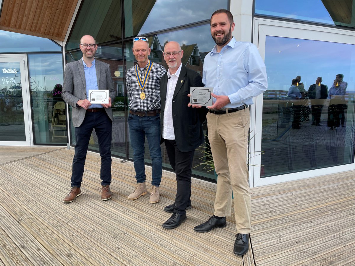 Congratulations to <a href="/Plaice_making/">Plaice Design</a> on their remarkable achievement! 🎉 They received the prestigious @CIATechnologist award for their outstanding Martello Cafe. It was truly inspiring to join @CIATPresident in recognizing their incredible work. #Architecture #Awards #Inspiration