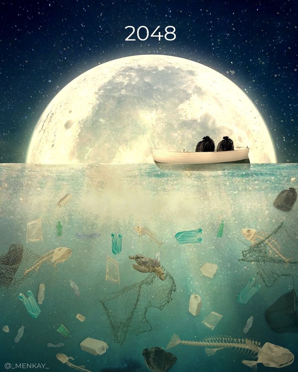 VeganFTAEspanol's tweet image. 💔🌍

&quot;Para el 2048, el océano tendrá más plástico que peces.

...y la causa principal es la industria pesquera.&quot;

 📸 IG menkay.ig

#veganfta #nuestroplaneta #veganismoesjusticia #nohayplanetab  #sinplasticos #plástico #contaminacion #waterpollution