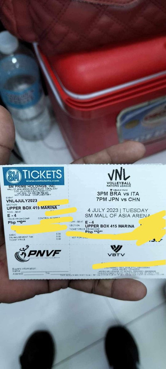 jaceeeboi's tweet photo. @Dandoyhrtz VNL #VNL #VolleyballNationsLeague
6 physical tix
BRA vs ITA
JPN vs CHN
July 4 Tuesday (Tomorrow)
MOA ARENA
Lower than SRP https://t.co/EoZfVAgX5p