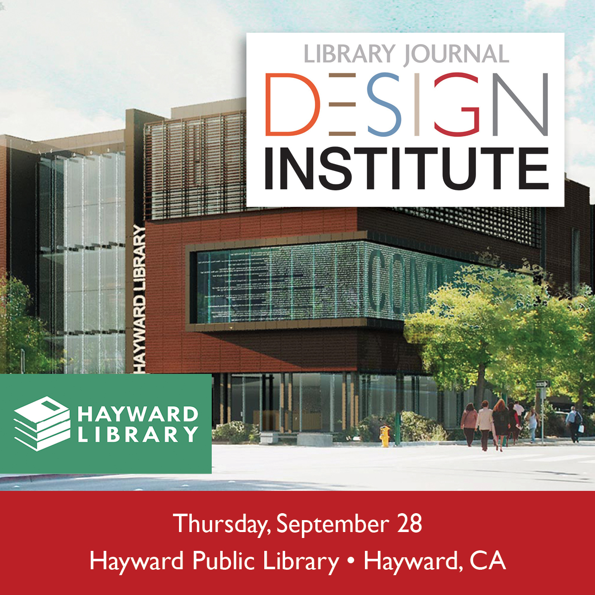 LJ_SLJEvents's tweet image. Hosted by Library Journal in partnership with @HaywardLibrary, this installment of our library building and design event will bring you the latest trends in library design. Learn more: hubs.la/Q01WjL300 #DesignInstitute