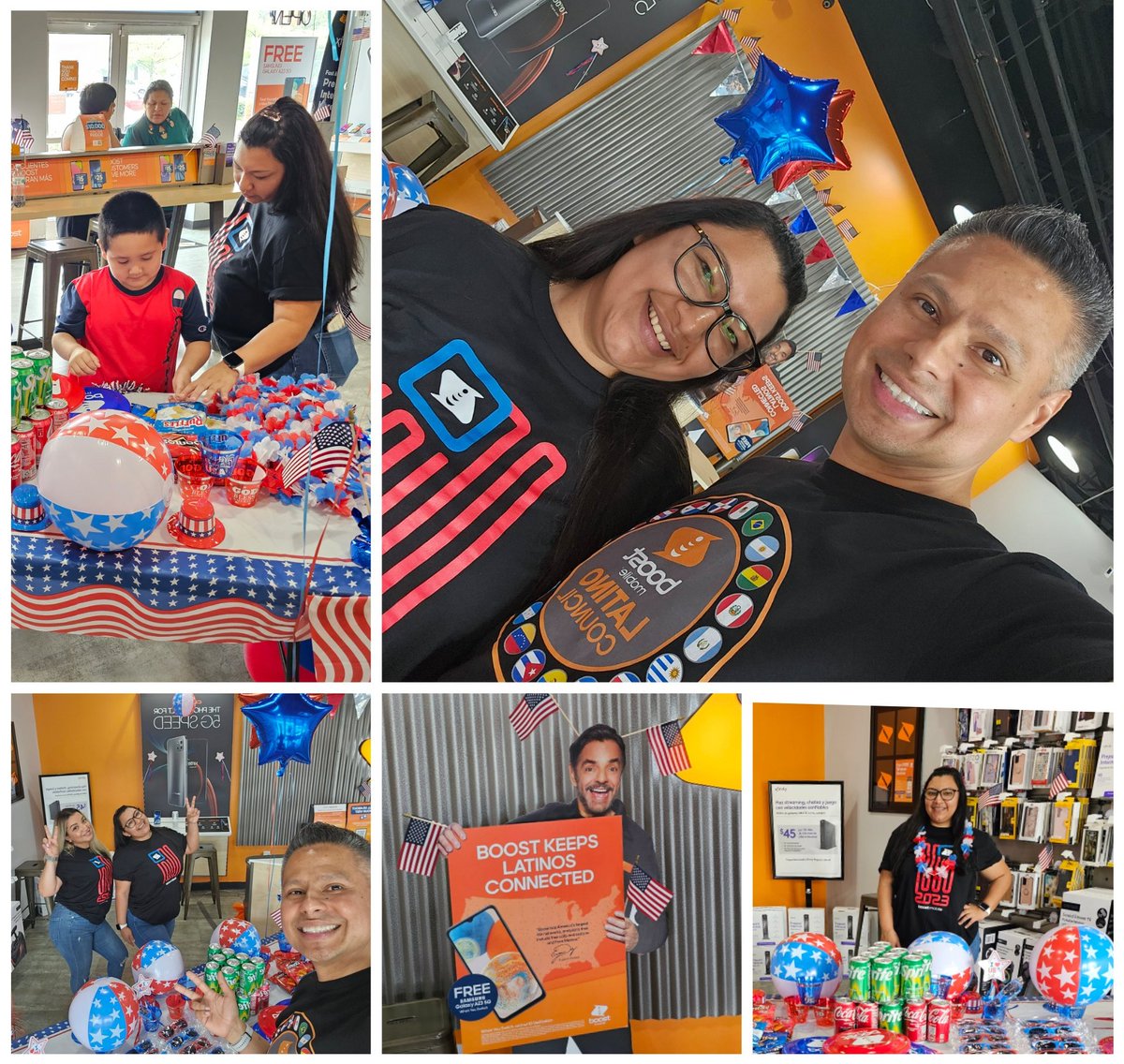 boostmobile's tweet photo. Feeling the freedom vibes this Fourth of July weekend! πΊπΈβ¨ Come celebrate Independence day with us at your local Boost Mobile store! #redwhiteandboost. https://t.co/3ql7dn1WUg