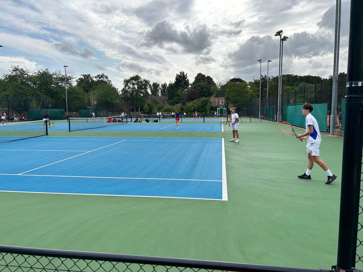 Martin and Jack also underway v Millfield in Quarter final.