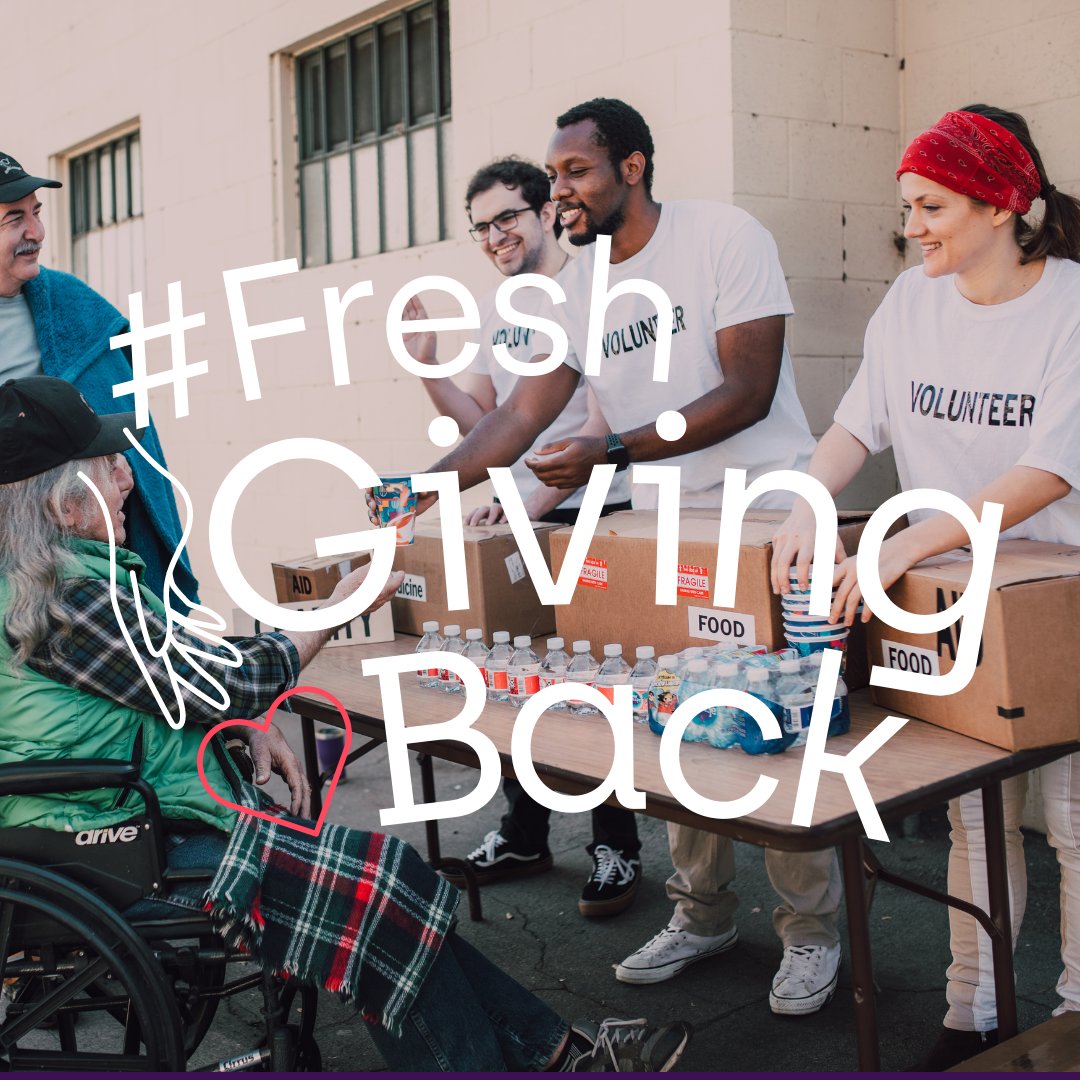 #FreshGivingBack is about raising awareness on how we can do better by giving back to our local communities and charities.

Keep an eye out on our page or contact your Residents' Team to learn more and get the support you need to make a long-term positive impact, everywhere🌱