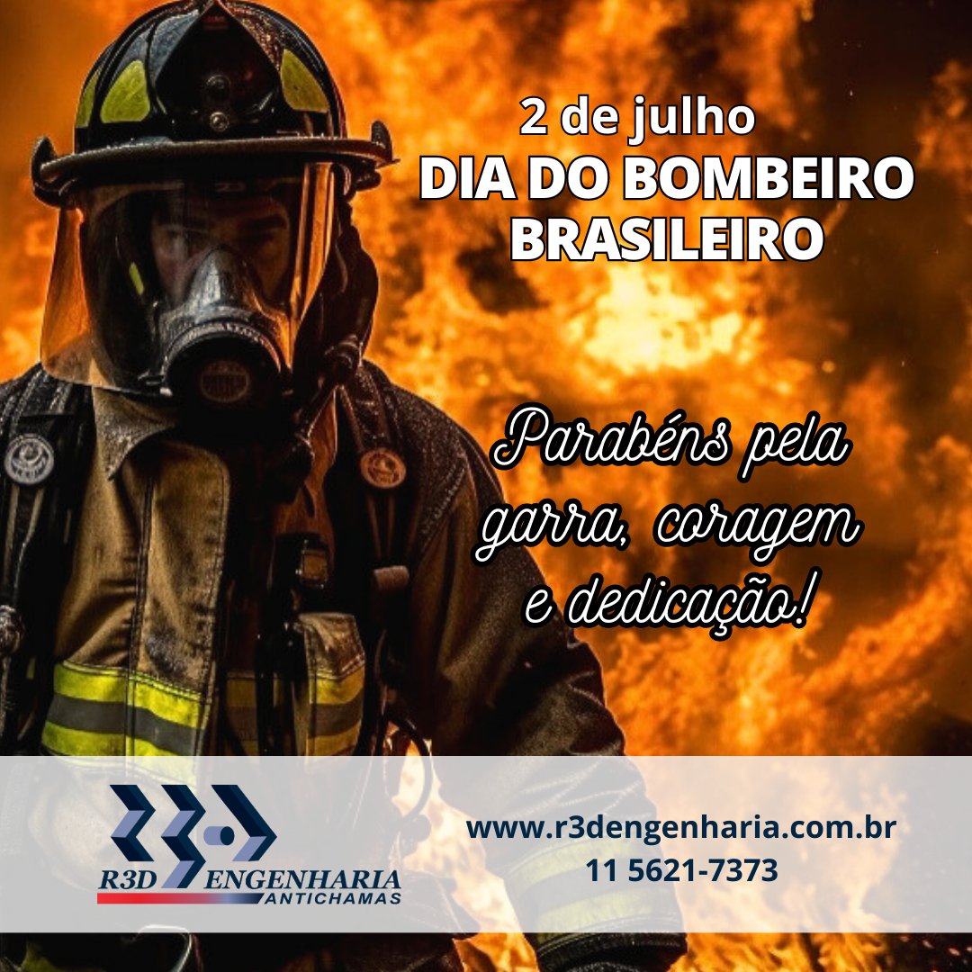AntichamasR3D's tweet photo. Dia 02 de julho - Dia do Bombeiro Brasileiro

Parabéns a todos os bombeiros pela garra, coragem e dedicação.
Estamos à disposição para evitar tragédias.

#diadobombeiro #bombeiro @BombeirosPMESP  @Bombeiros_MG @CorpodeBombeiro @bombeirosES #fogo https://t.co/7i9xsGU6VS