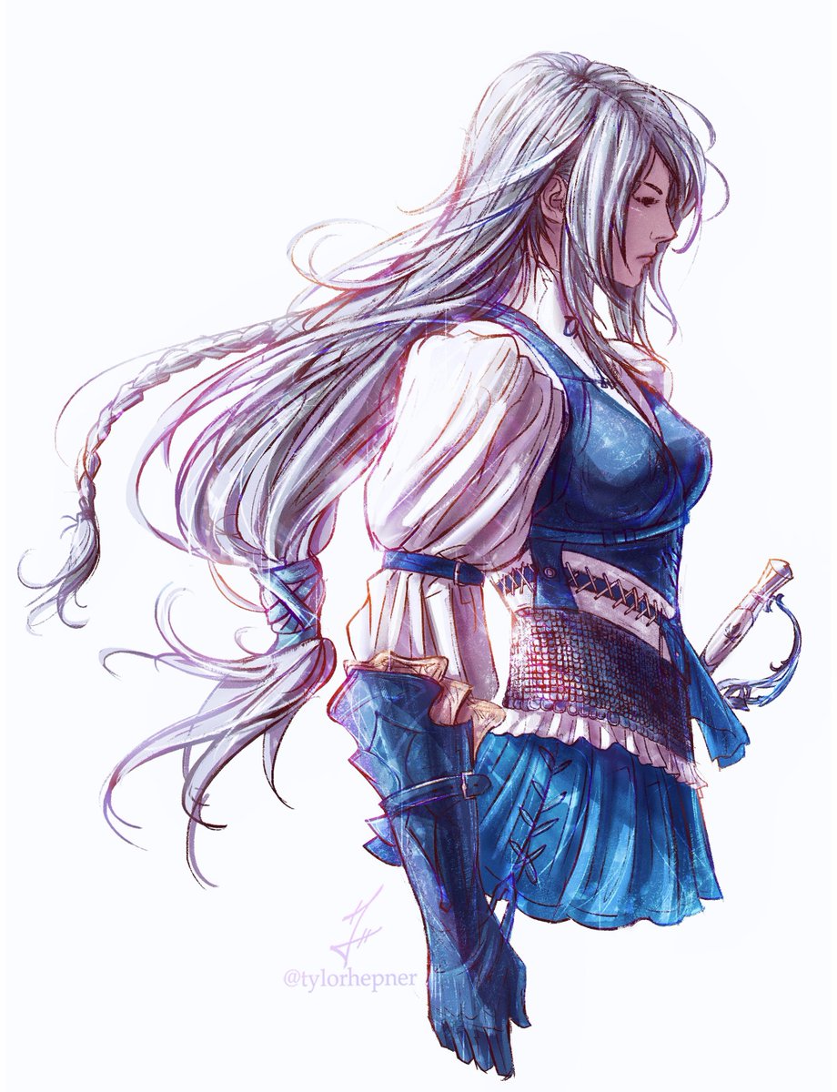 TylorHepnerArt's tweet photo. Jill Sketch (Final Fantasy XVI)✨

Sketching a lot more as I finish playing FFXVI!✨ Jill is just the best✨
First new painting soon! I’ll continue this sketch series as well✨

#FF16 #FINALFANTASYXVI #fanart #sketch https://t.co/kx5fTR1Qab