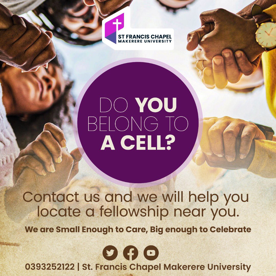 stfrancis_mak's tweet photo. You are able to meet more with other believers outside church service, through cell.
We would love to know and do life with you. ❤️

#stfrancischapelmakerere #cellfamily https://t.co/BwT5ZWkZfJ