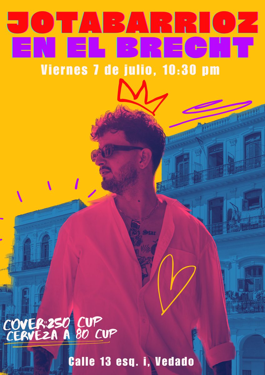 Regresamos a La Habana, regresamos a la casa ESTE VIERNES! ⚡️

Precios al alcance de todo bolsillo, cerveza dispensada y mucha música 💛

DALE RT Y QUE CORRA LA BOLA!!!