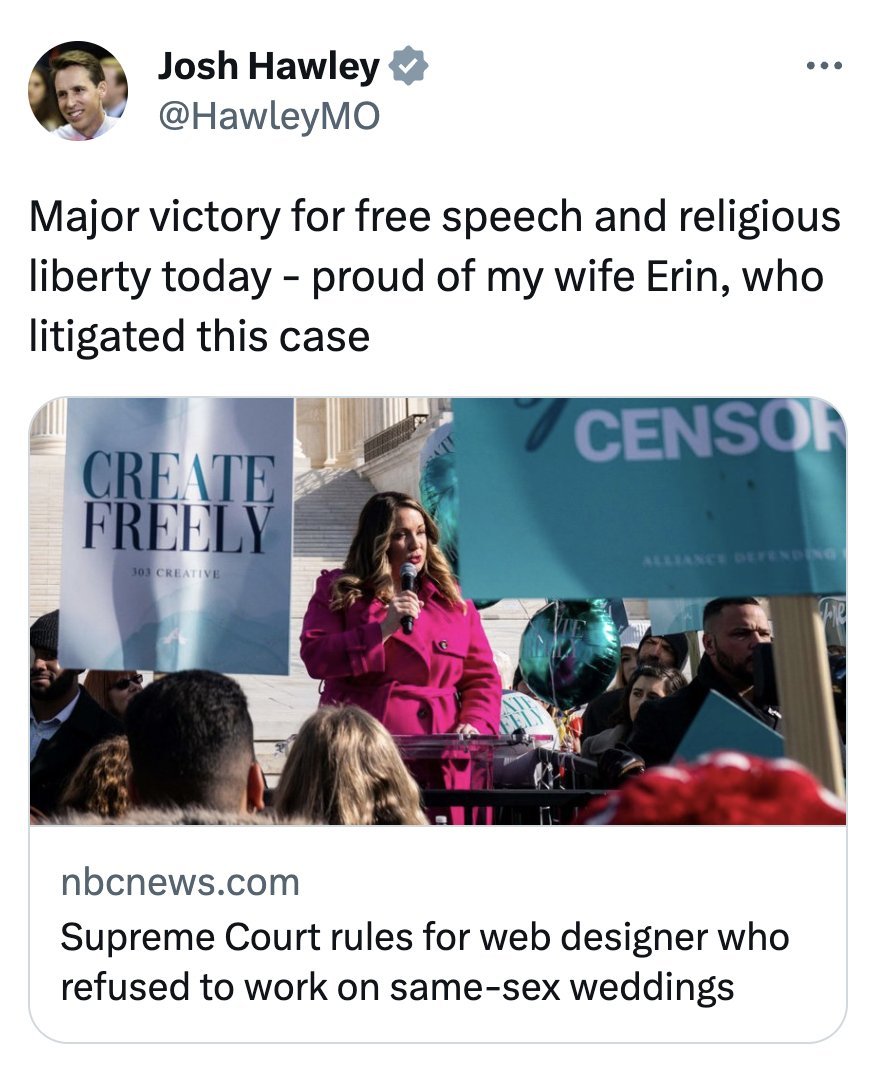 To Josh Hawley, controlling other people's lives has become a family business.

I'm running for U.S. Senate to make him pay for it in 2024.