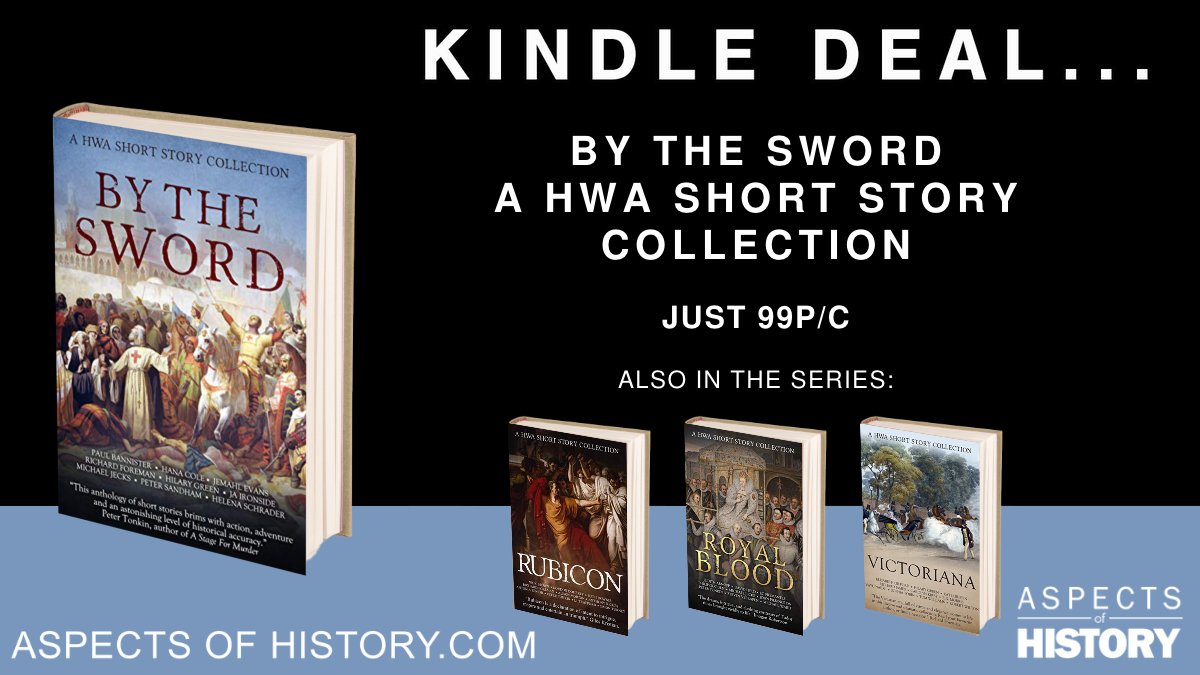 #KindleDeals
By the Sword: A HWA Medieval Short Story Collection. 
Just 99p/c

Featuring <a href="/Temulkar/">Jemahl Evans</a> <a href="/HanaScribe/">Hana Cole</a> <a href="/MichaelJecks/">Michael Jecks Author</a>
<a href="/RForemanAuthor/">Richard Foreman</a> <a href="/J_AnneIronside/">☘J A Ironside🌈</a> and more...

amazon.co.uk/dp/B08BX1TLMQ/

<a href="/Medievalists/">Medievalists.net</a>

#medievaltwitter #histfic #amazondeals
