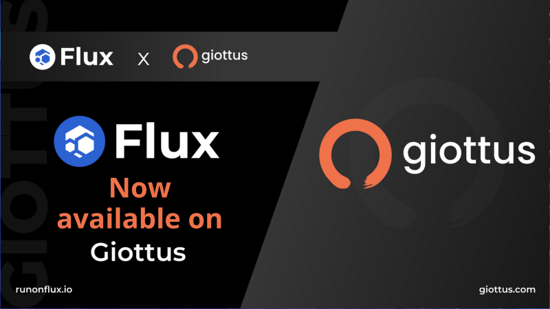 RunOnFlux's tweet photo. 🚨 Listing Alert

$FLUX (erc20)/ $INR trading pair has been listed on @giottus, a top-rated Indian #crypto platform! 🎉

Learn more about them: https://t.co/4AII0SnvaU https://t.co/XhAnqWU61O
