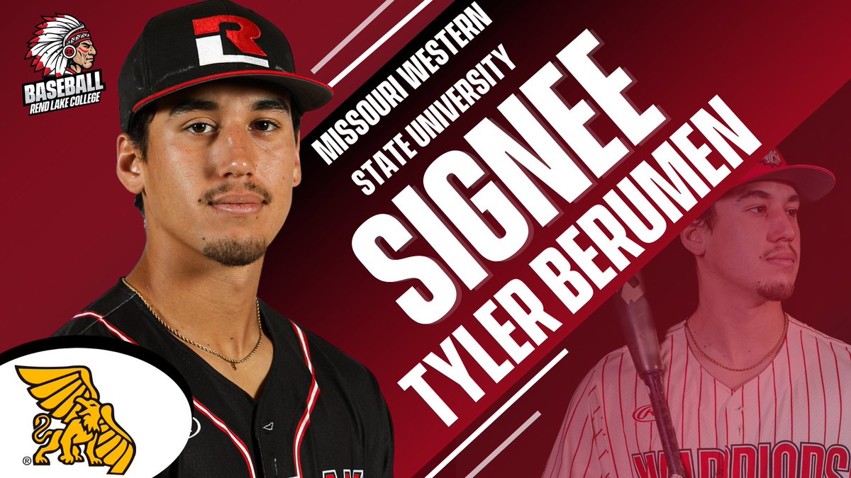 Rend Lake College Athletics is proud to announce that #RLC baseball player Tyler Berumen has officially signed with <a href="/MWSUGriffons/">MoWest Athletics</a> 🎉⚾️

As Tyler embarks on this new chapter, we have no doubt that he will continue to shine and make a significant impact in the game.
<a href="/RLC_Baseball/">Rend Lake Baseball</a>