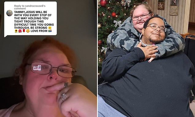 1000-LB Sisters star Tammy Slaton sobs following the death of husband Caleb Willingham aged 40