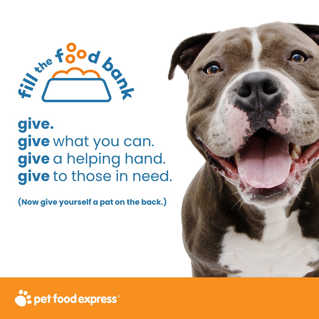 Calling all animal lovers! Join us in making a difference for pets & families in need during our Fill the Food Bank campaign. Help stock pet-centric food banks with essentials like healthy foods, litter, & treats for those in need. petfood.express/fill-the-food-… #petfoodexpress